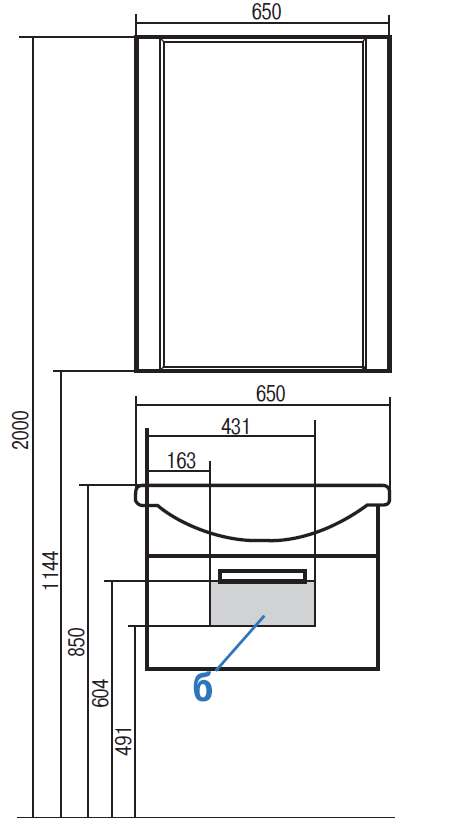 Высота установки умывальника с тумбой