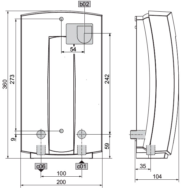 Stiebel eltron dhc 8 схема подключения